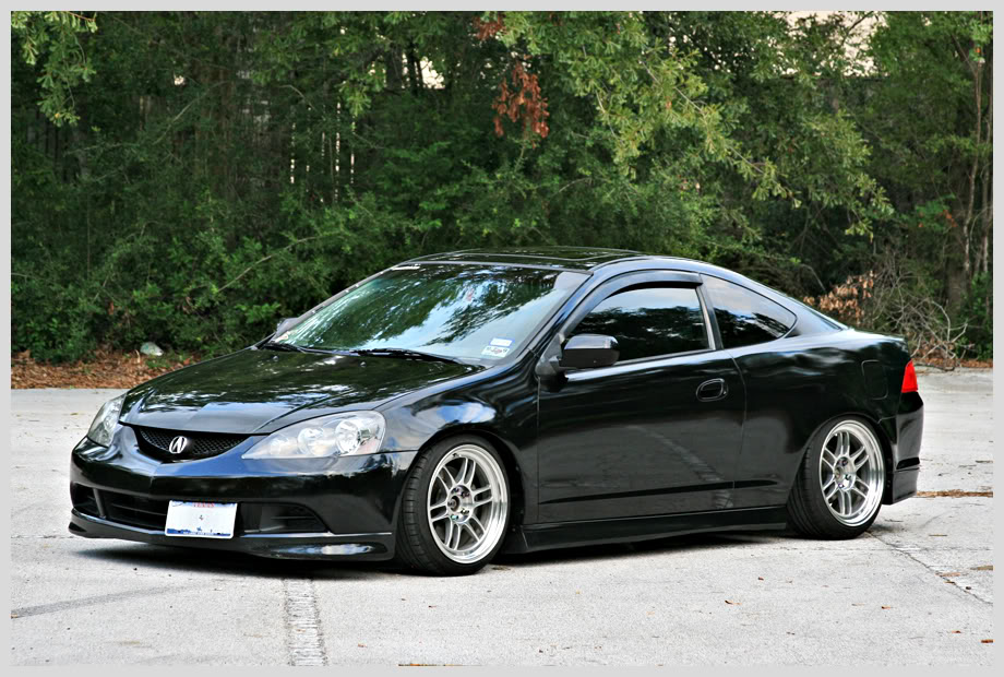 Slammed black hotness on Enkei RPF1 rims Fits like a glove