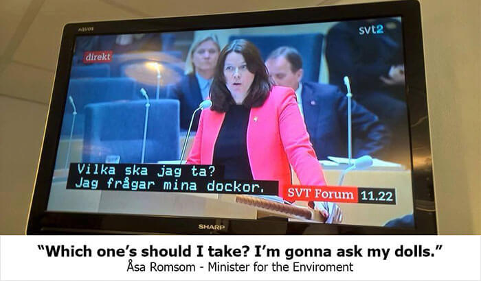 Swedish TV Puts Subtitles From A Children’s Show Over A Political Debate By Accident, And It’s Amazing