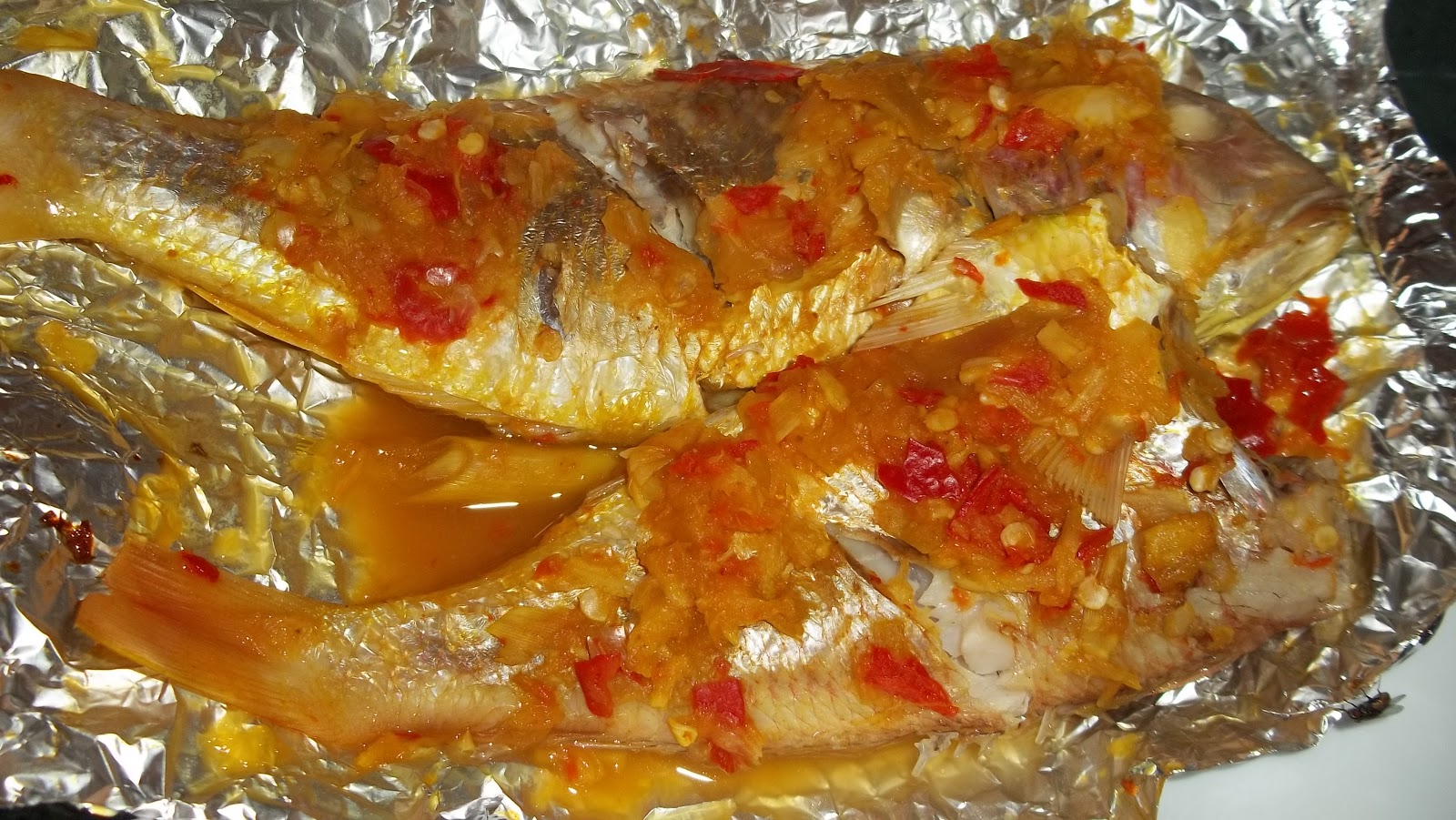 Airtangan Cik Siti: Menu Berpantang - Ikan Kerisi Bakar