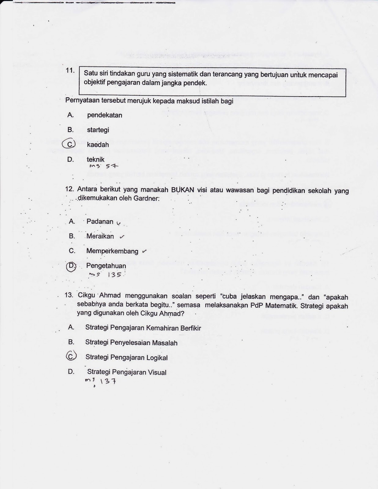 Matematik Tahun 2 : Mari Belajar Tambah : Soalan Latihan 