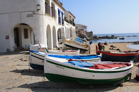 Fishing boats on the beach of Calella de Palafrugell