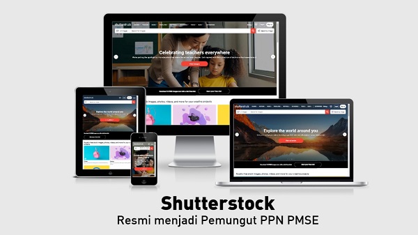 DJP Tunjuk Shutterstock Jadi Pemungut PPN PMSE