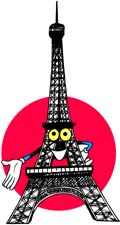 Eiffel Tower Cartoon Picture on Paris Eiffel Tower Cartoon