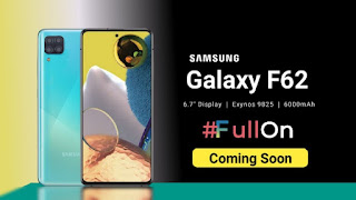 Samsung Galaxy f62 price launch date in India and full specification