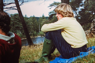 Prince Charles and Princess Diana relaxing in Balmoral