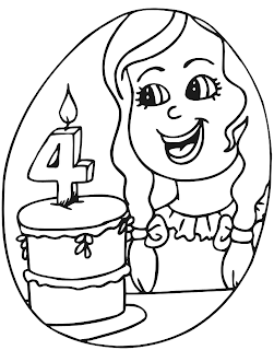 kids coloring pages, birthday coloring pages