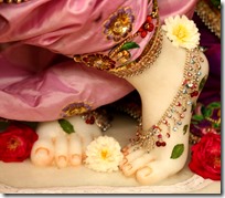 [Krishna's lotus feet]