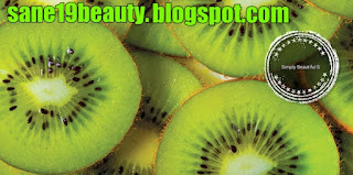 Kiwi treats dark circles.