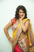 santoshini sharma photos in half saree-thumbnail-12