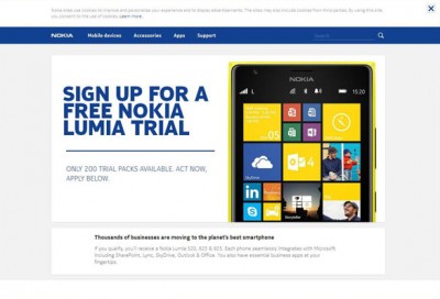 Nokia Gratiskan Lumia untuk Keperluan Uji Coba