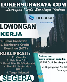Lowongan Kerja Surabaya Terbaru di FIFGroup Mei 2019