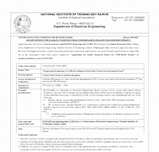 CENTRAL GOVT JOBS VACANCY IN RAIPUR CHHATTISGARH 2023 | रायपुर छत्तीसगढ़ में सेंट्रल गवर्नमेंट जॉब के लिए वेकेंसी