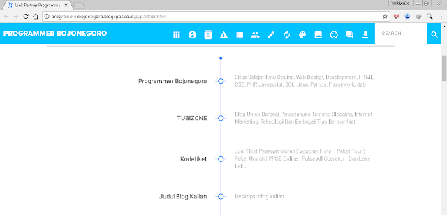 Cara Membuat Halaman Link Partner Keren Di Blog