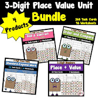 3 Digit Place Value Bundle Unit