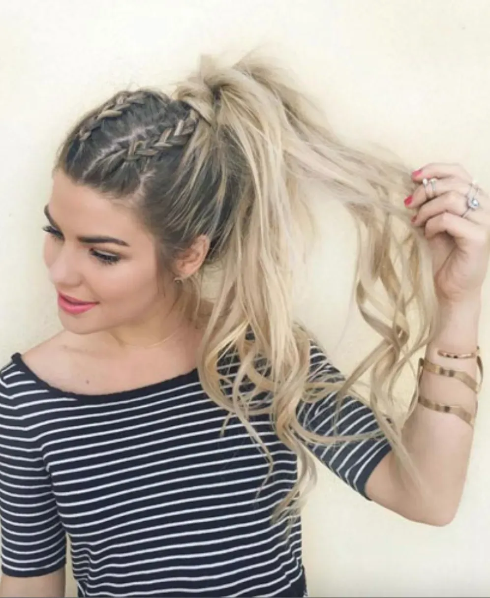 easy messy ponytail hairstyles
