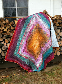 Jelly Roll Quilt - Big Block Jelly Logs
