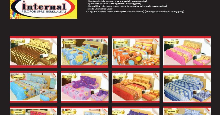 Digital Catalog Bed Sheet Bed Cover iMYi iLOVEi iKatalogi 