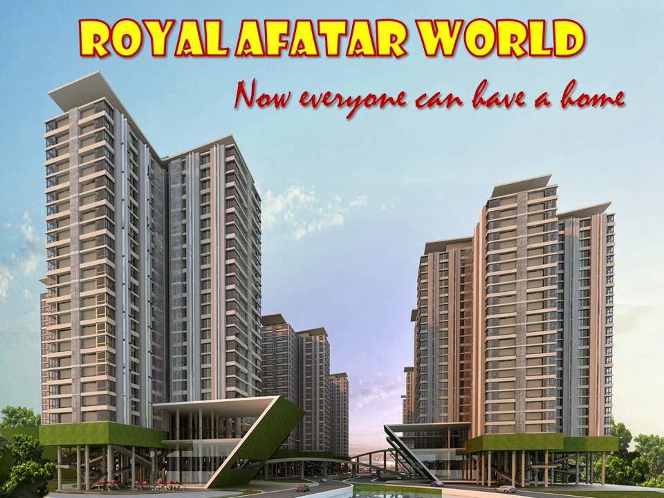 Desain Penampakan Gedung Apartemen  Royal Afatar Surabaya 