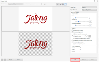Cara Trace BITMAP Corel Draw