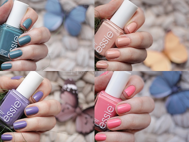 essie pool side service high class affair shades on lounge lover