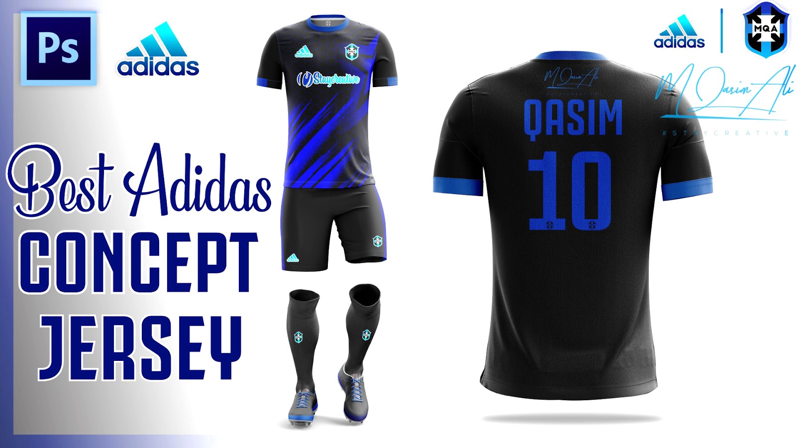 Download Best Adidas Concept jersey Design in Photoshop cc 2019 by ...