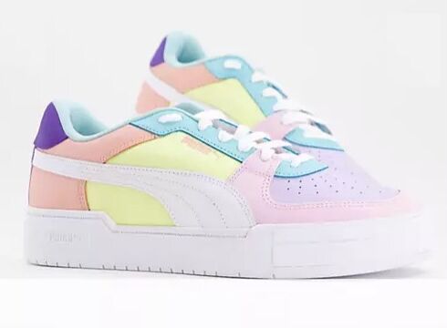 The pastel multicolored "CA Pro" sneakers from Puma, exclusively at Asos.