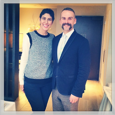 Jessica Moazami with Artist MICHAEL ANGOVE designing FOR JO MALONE LONDON collab