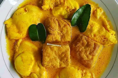 Resep Tahu Telur Masak Santan