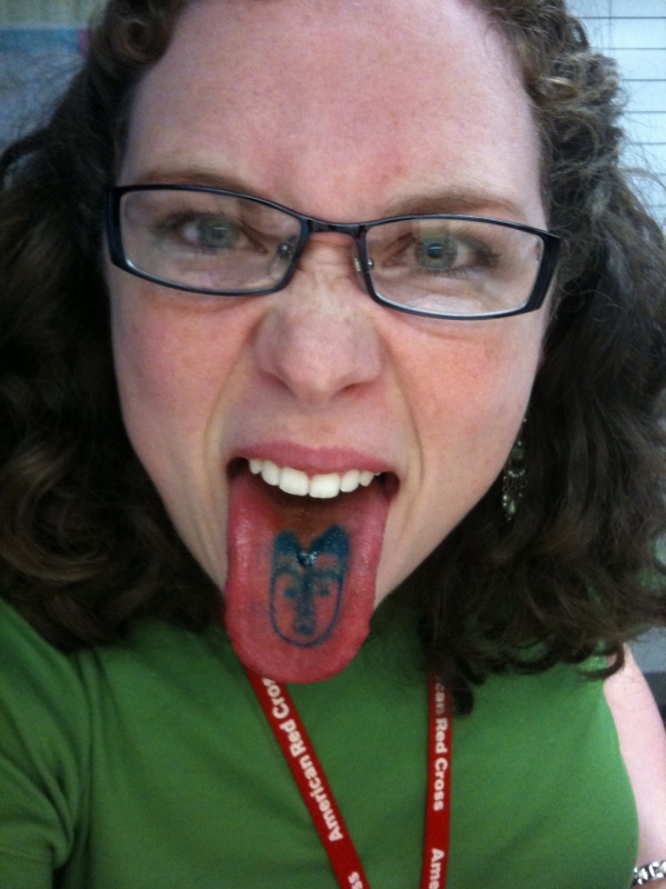 Why NOT sport a tongue tattoo! ;)