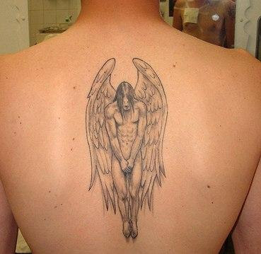 angel tattoos for men