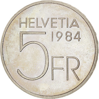 Swiss Coins 5 Francs