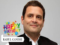 rahul gandhi, charming face image for computer screen in black waistcoat