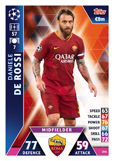 Match Attax UEFA Champions League 2018 2019 AS Roma Set