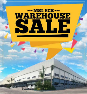 MSI-ECS Warehouse Sale 2016; Get Up To 80% Discount On Selected Items