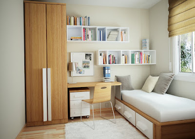 image of a small bedroom design