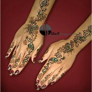 Arabi Mehndi Design for Full Arm