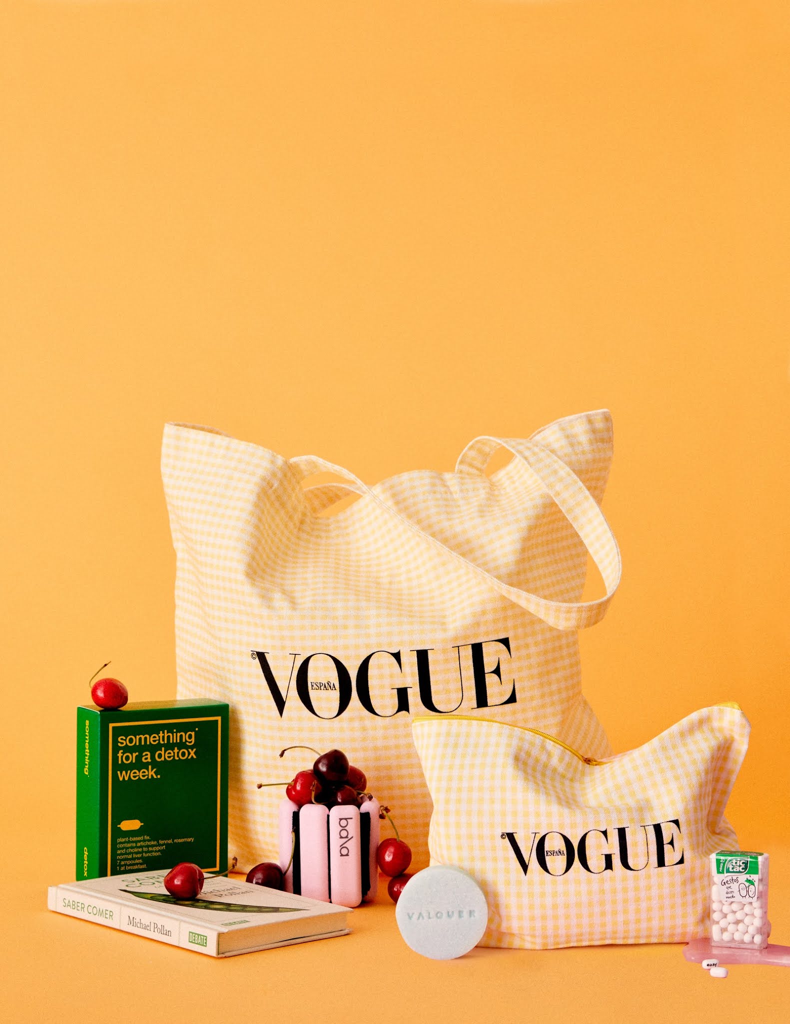 Regalos de Revistas en Septiembre 2021 vogue vichy amarillo