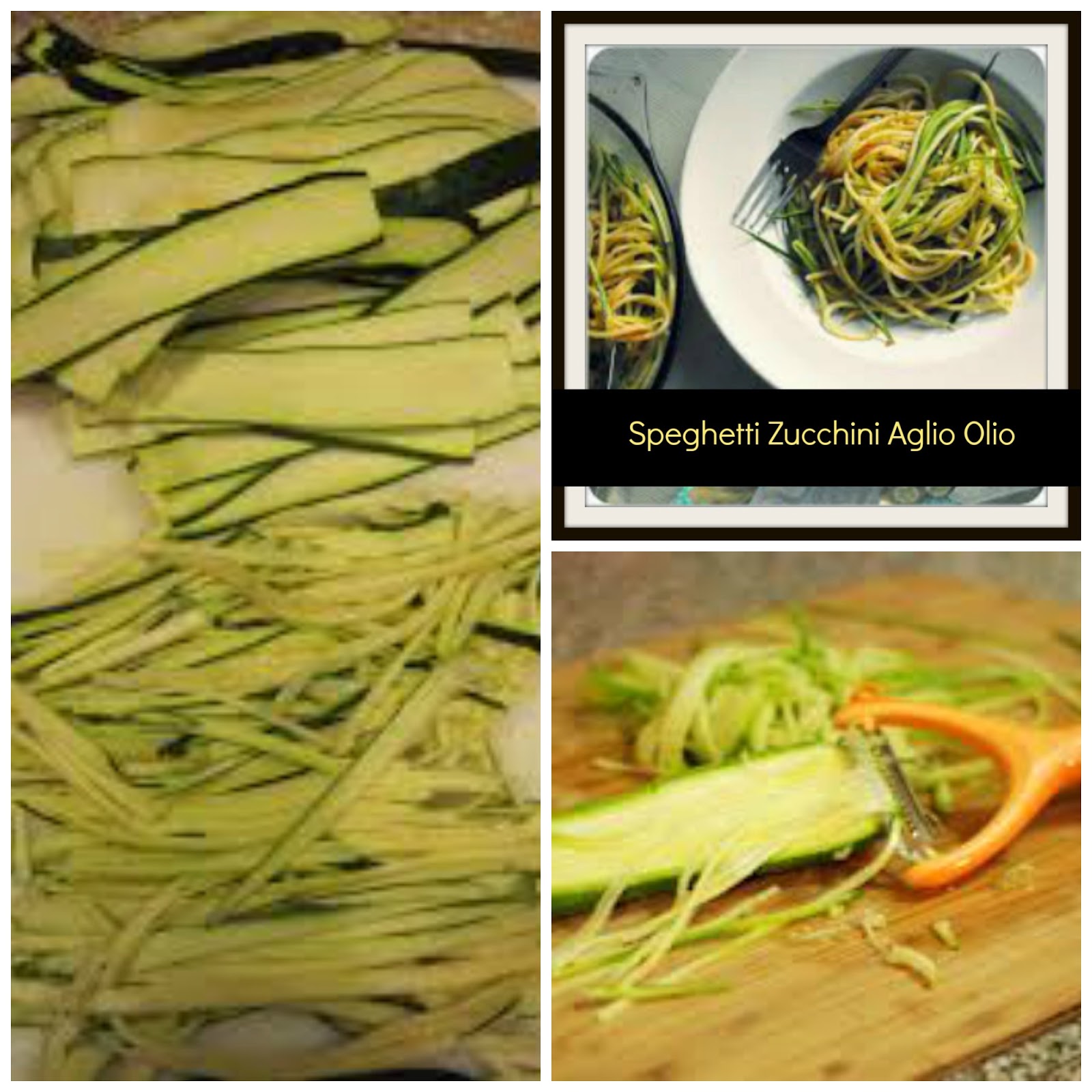 Speghetti Zucchini Aglio Olio - Koleksi Resepi Atkins Lynn 