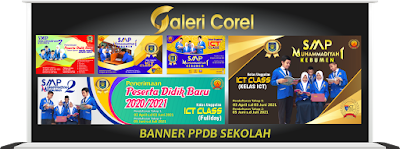 Contoh Banner PPDB Sekolah 2021