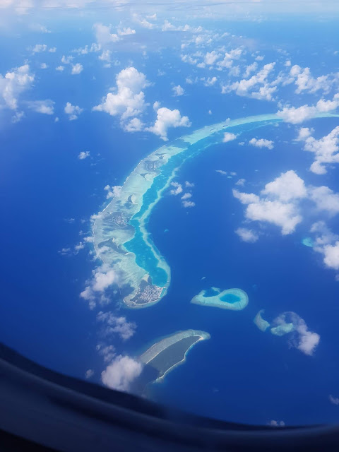 Maldive dall'aereo