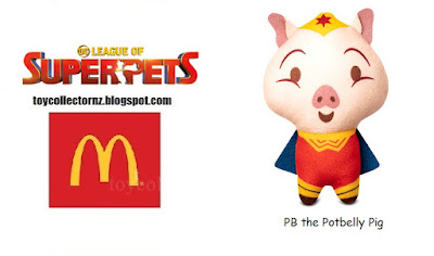 PB the potbelly pig toy from mcdonalds dc league of superpets happy meal toys set 2022