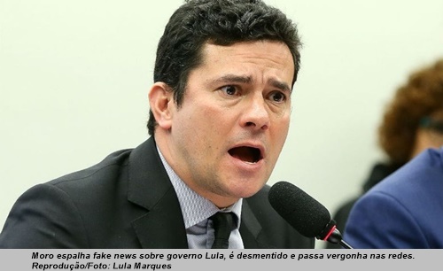 www.seuguara.com.br/Sergio Moro/fake news/governo Lula/redes sociais/