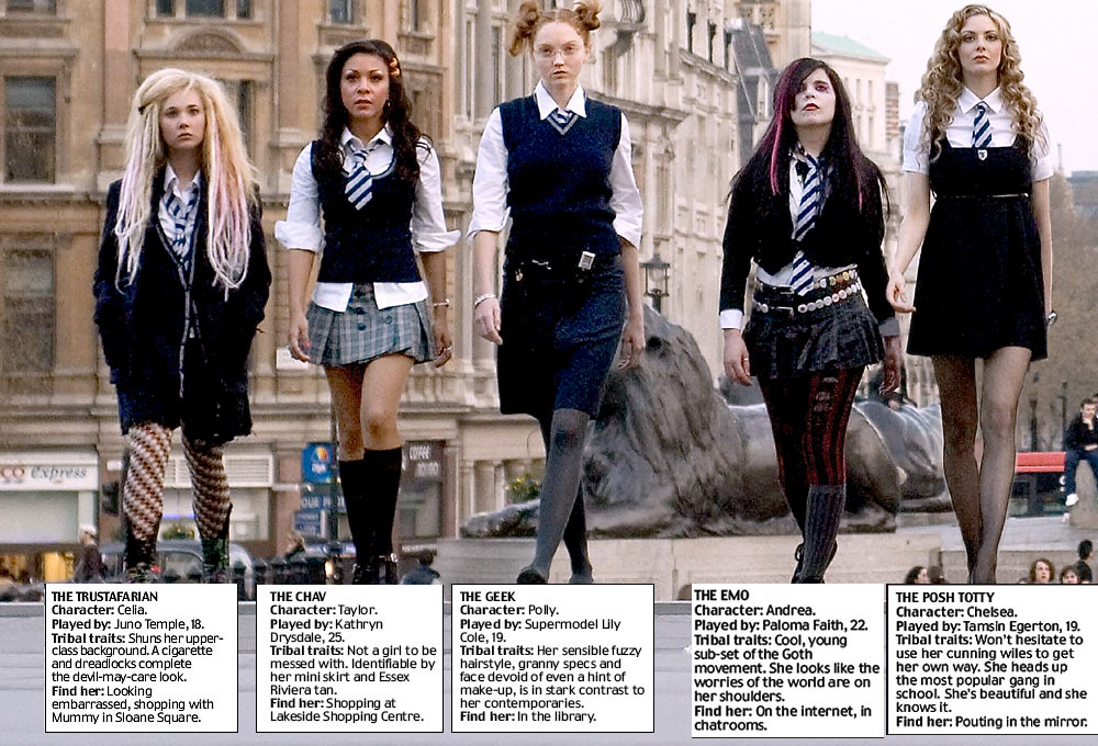 Looking more like the products of my kinda school here's the St Trinian's