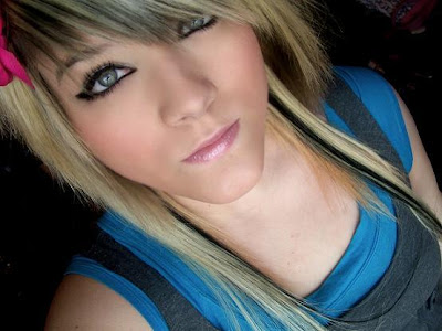 scene emo hairstyles. long emo hairstyles for girls