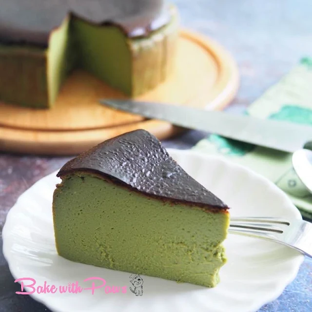 Matcha Burnt Cheesecake