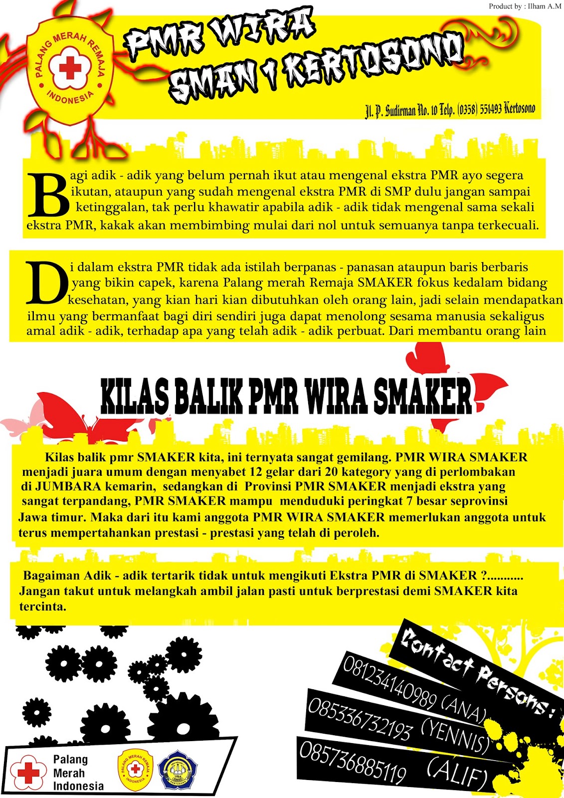 Contoh Gambar Pamflet Dan Poster  Portofolio Ilham Abi 