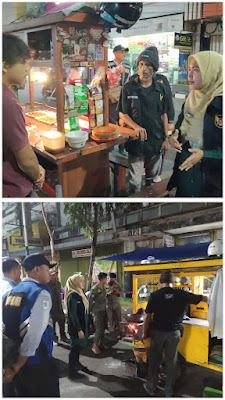 Demi Keamanan dan Kenyamanan Konsumen, Disperdagin dan Tim Melakukan Sidak di Jalan Dhoho Kota Kediri