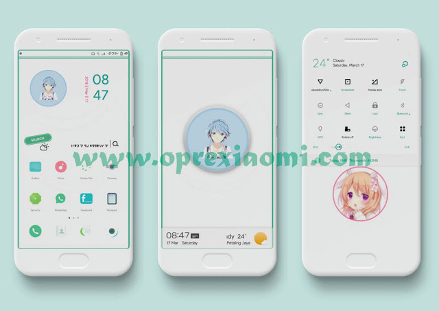 Tema Green Flat Minimal Mtz Update Theme Terbaru