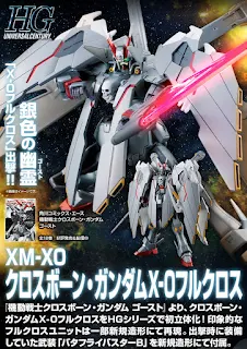 HG 1/144 XM-X0 Crossbone Gundam X-0 Full Cloth, Premium Bandai