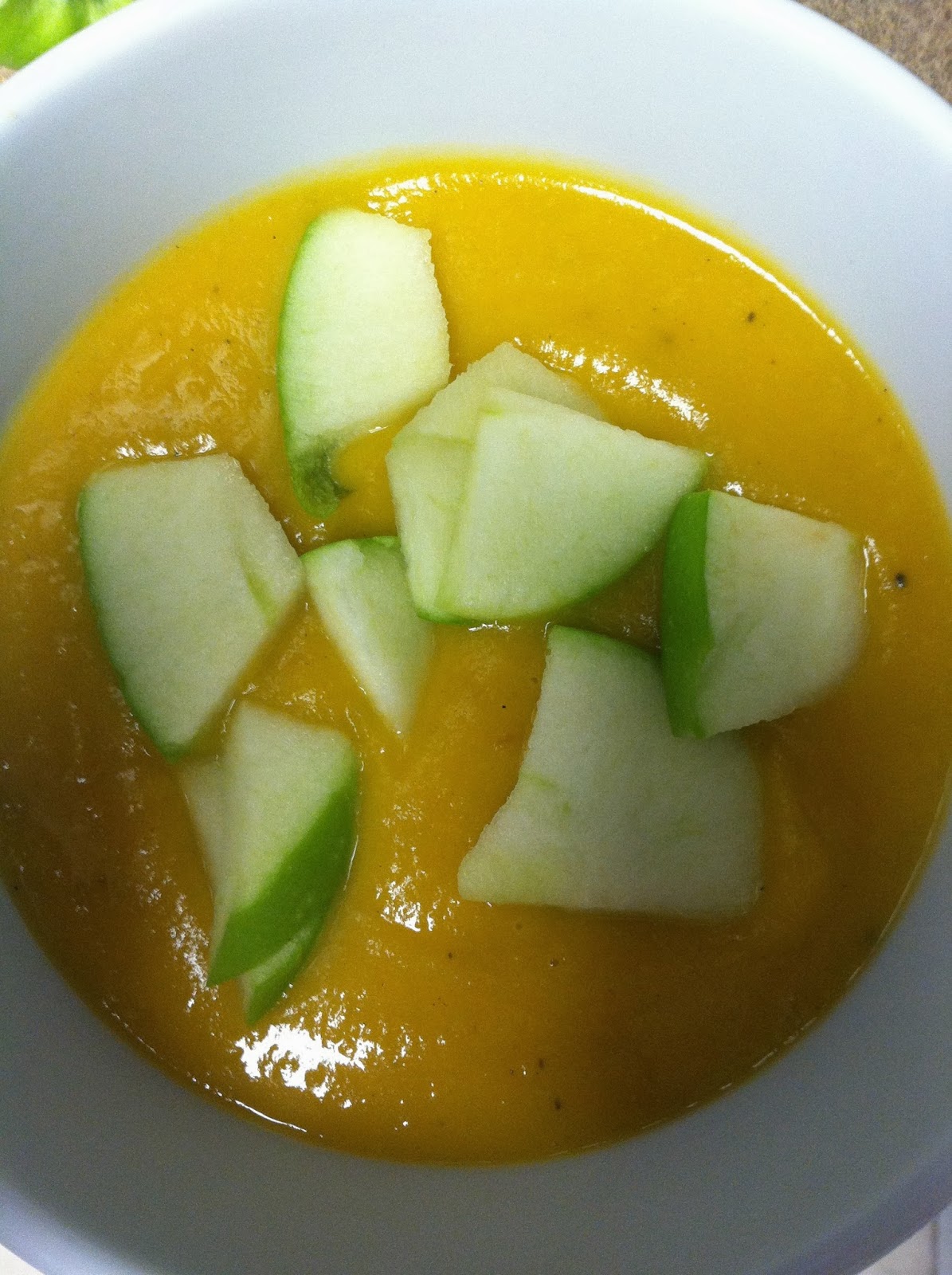 Eating Squash Soup Lately: Tangy Smith smith Granny  apple Been soup granny squash Butternut And Apple butternut recipe